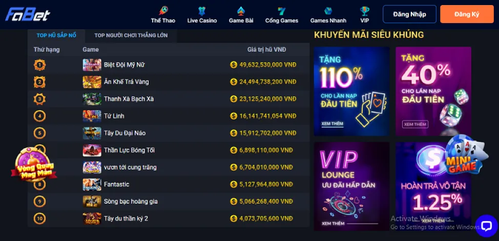Cập nhật ứng dụng vipvin mobile